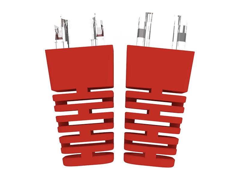 02-107-008 Alivio de tensión PC+PVC RJ45 02-107-008 Alivio de tensión PC+PVC RJ45